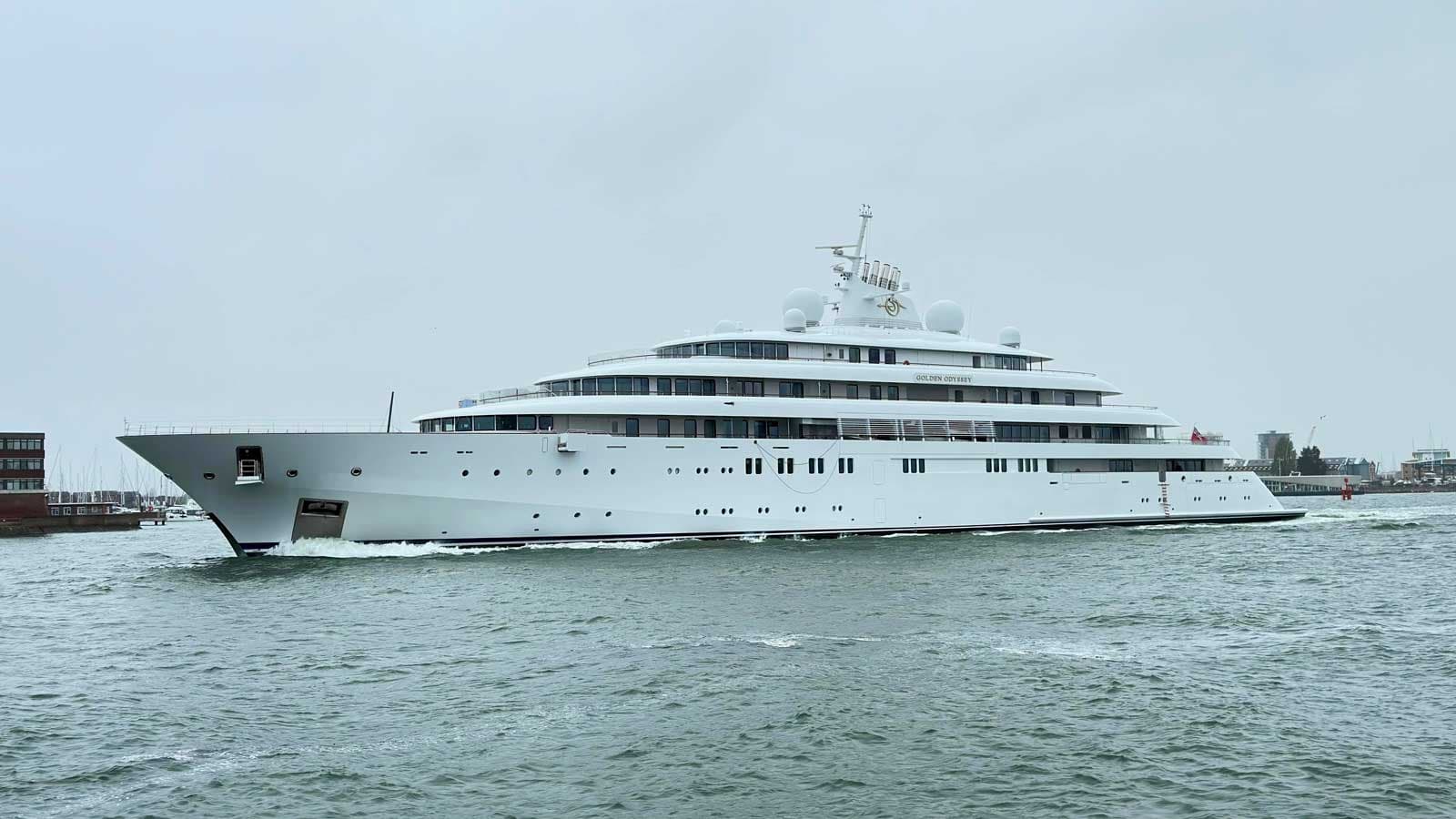 Golden Odyssey superyacht, 123.2m Lurssen, BOAT International image